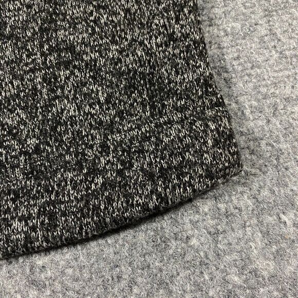 Van Heusen Flex Fleece Sweater Adult XL Classic Fit Heather Black Gray Static - Picture 15 of 15